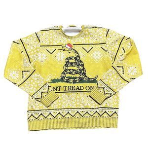 Don't Tread On Me Christmas Sweater AF 3XL